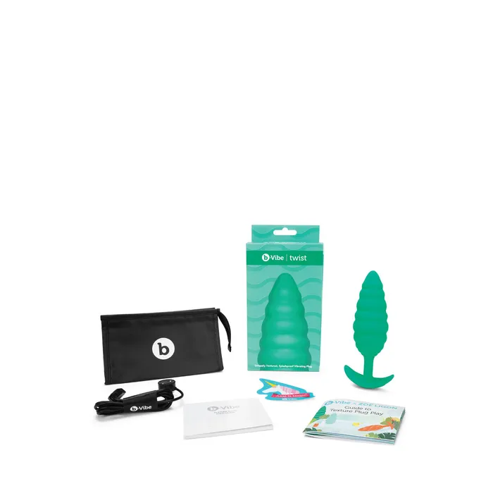 Anal | B-Vibe Butt Plug Vibrante B-Vibe Twist Texture Anal | B-Vibe Butt Plug Vibrante B-Vibe Twist Texture