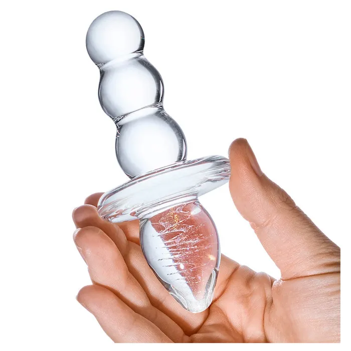 Anal | Glas Titus Beaded Butt Plug