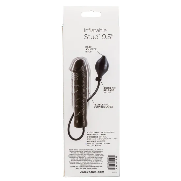 Anal | Inflatable Stud 9.5 Inch - California Exotic Anal | Inflatable Stud 9.5 Inch - California Exotic
