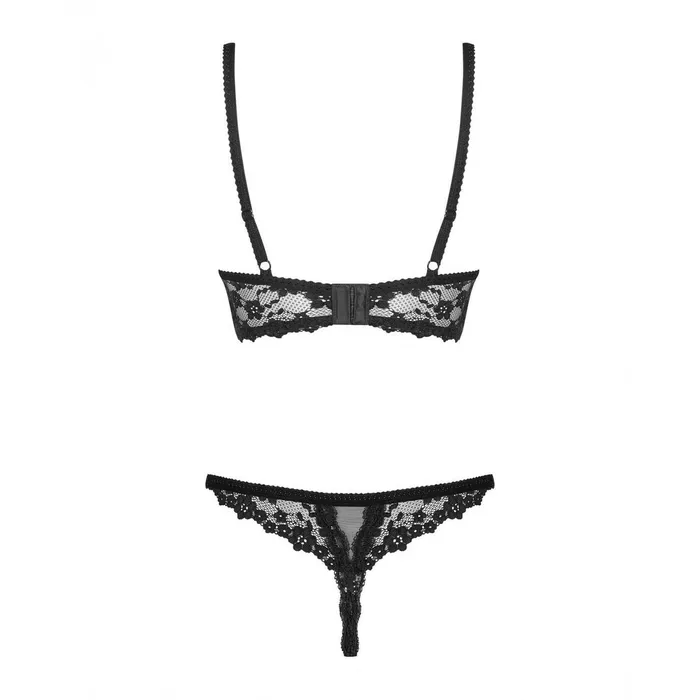 Anal | Obsessive Set di Lingerie con Pizzo Obsessive Letica Nero S/M Anal | Obsessive Set di Lingerie con Pizzo Obsessive Letica Nero S/M