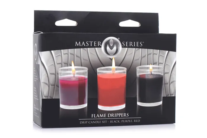 Anal XR Brand Flame Drippers Drip Candle Set