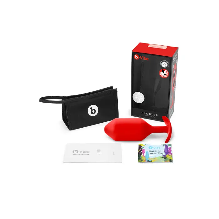 B-Vibe Anal | Plug Anale B-Vibe 6 Rosso B-Vibe Anal | Plug Anale B-Vibe 6 Rosso