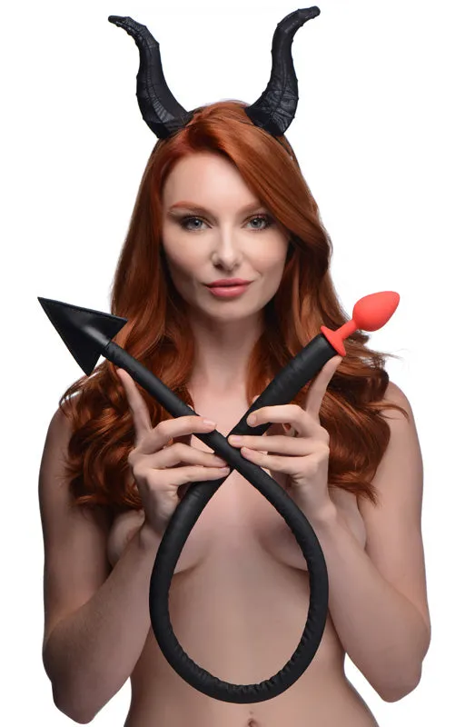 Devil Tail Anal Plug and Horns Set | XR Brand Anal