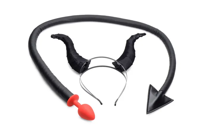 Devil Tail Anal Plug and Horns Set | XR Brand Anal