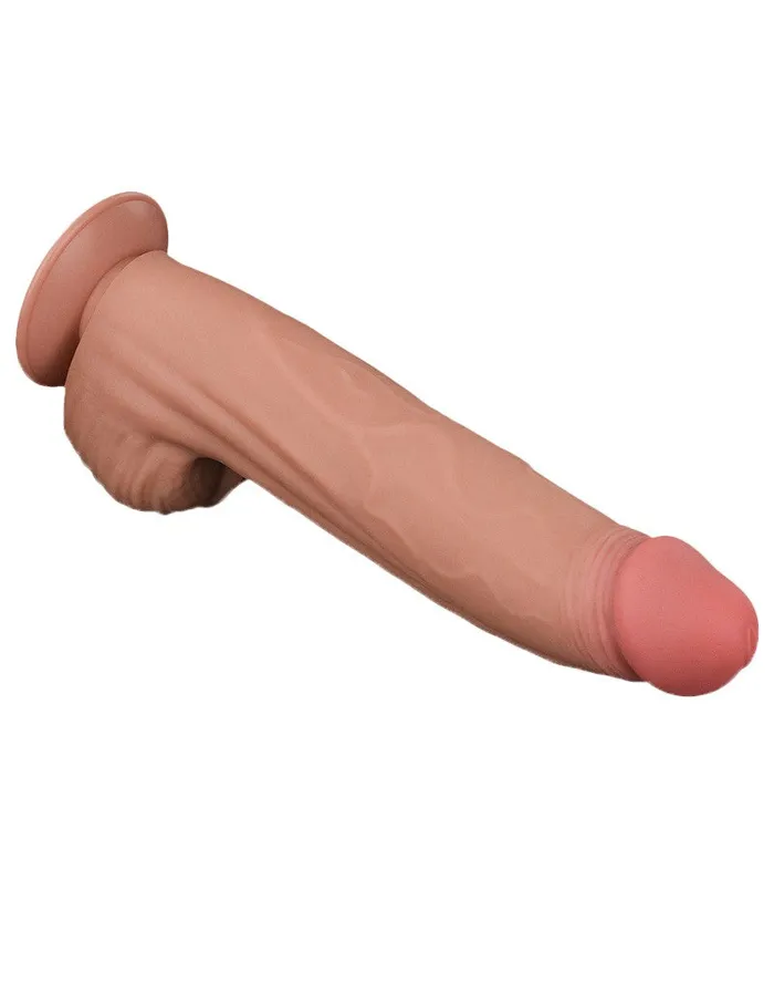 Dildos | Lovetoy Lovetoy - Dildo - Sliding Skin Dildo - Lengte 31 cm - Lichte Huidskleur