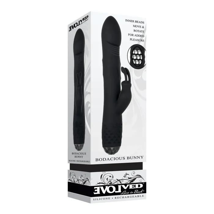 Evolved Vibrators | Vibratore per il Punto-G Evolved Bunny Nero Evolved Vibrators | Vibratore per il Punto-G Evolved Bunny Nero