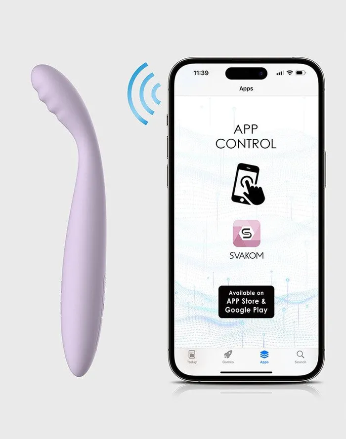 Female Sex Toys | Svakom - Cici 2 - Verwarmende G-Spot Vibrator Met Flexibele Kop - Met App Control - Lila - SVAKOM