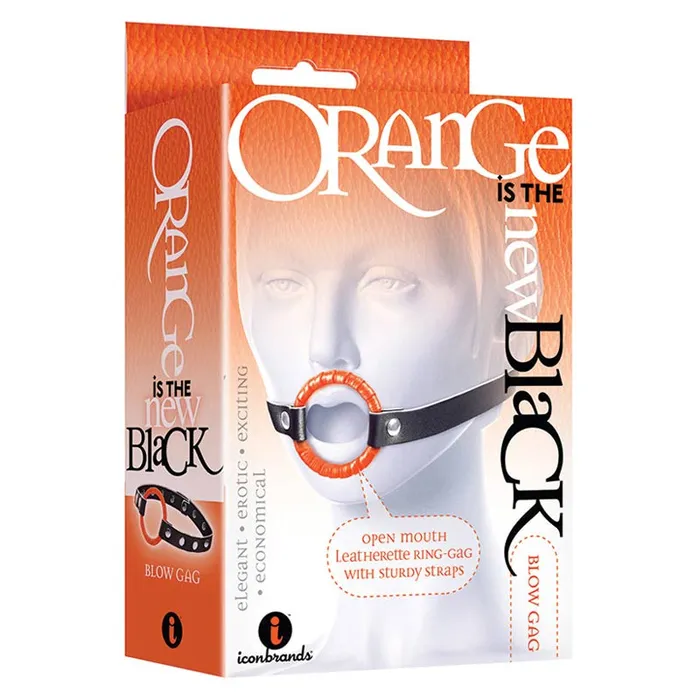 Icon Brand Orange is the new Black Blow Gag | Anal Icon Brand Orange is the new Black Blow Gag | Anal