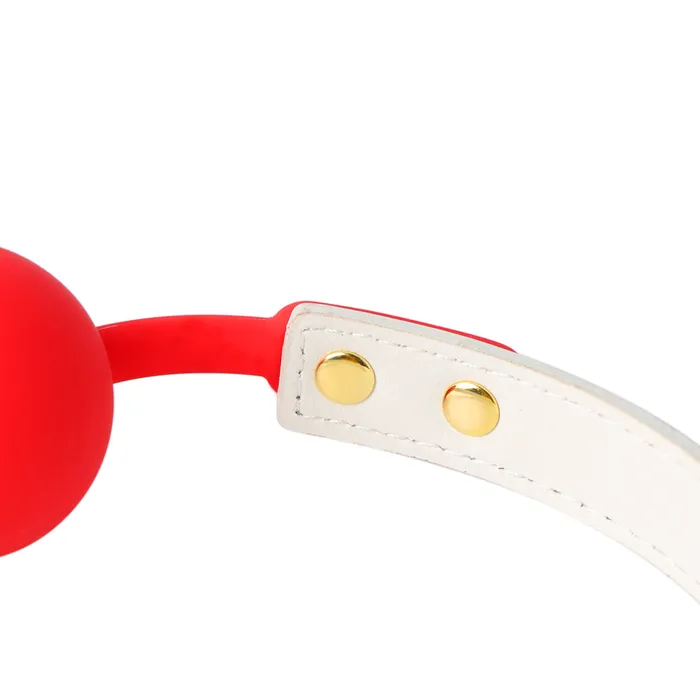 Kiotos Male Sex Toys | Kiotos BDSM - Summertime - Ball Gag - Wit/Rood Kiotos Male Sex Toys | Kiotos BDSM - Summertime - Ball Gag - Wit/Rood