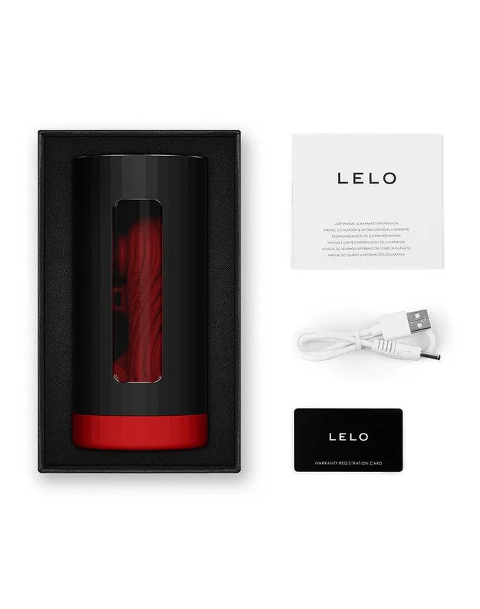 LELO Male Sex Toys | LELO - F1S V3 XL - Interactieve Masturbator met App Control - Rood/Zwart
