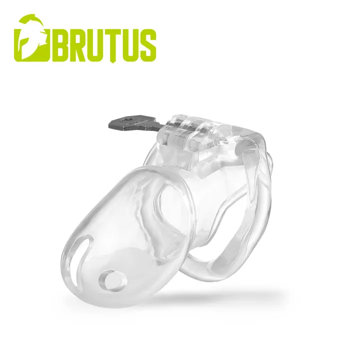 Male Sex Toys | Brutus Brutus Stealth - Kuisheidskooi - Transparante Peniskooi van onverwoestbaar Polycarbonaat - STEALTH - Chastity Cage Clear