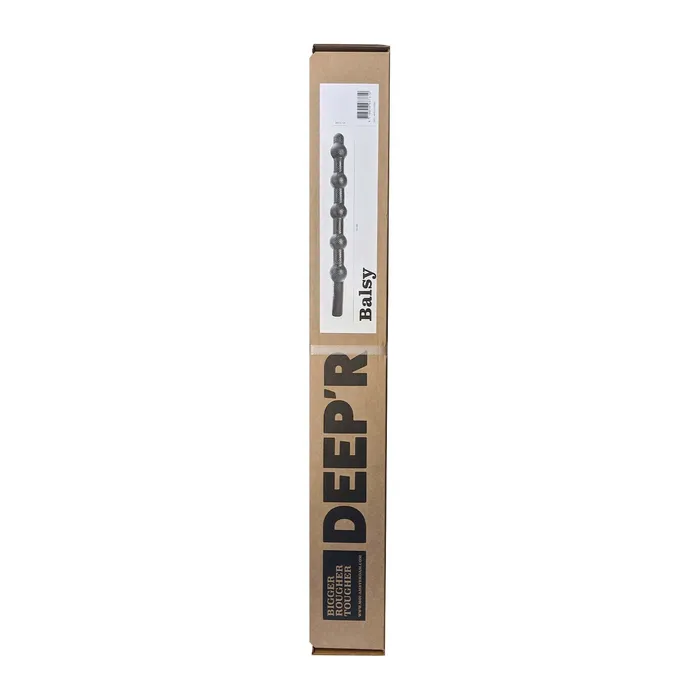 Male Sex Toys | Deep'r DEEP'R - Balsy  - XXL Anaal Kralen - Zwart - 70 cm - Ø 4.00 tot 7.00 cm