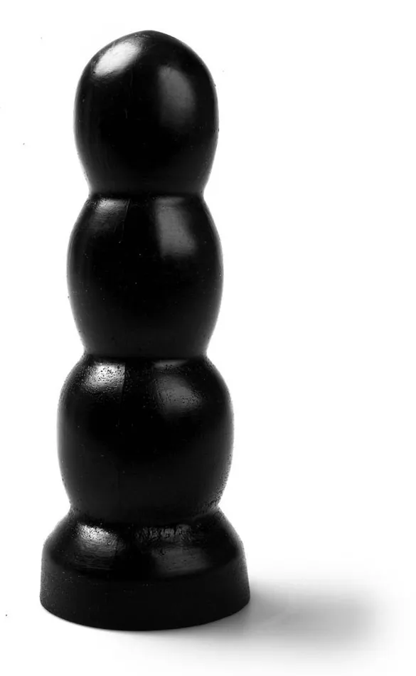 Male Sex Toys | Gangbangster - Triball - Buttplug - 14 x 5 cm - PVC - Zwart - Gangbangster Male Sex Toys | Gangbangster - Triball - Buttplug - 14 x 5 cm - PVC - Zwart - Gangbangster