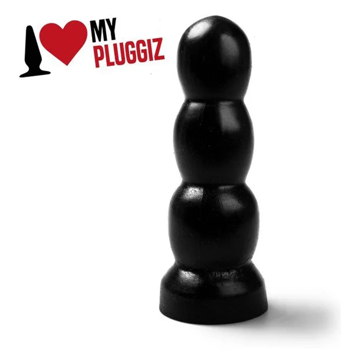 Male Sex Toys | Gangbangster - Triball - Buttplug - 14 x 5 cm - PVC - Zwart - Gangbangster Male Sex Toys | Gangbangster - Triball - Buttplug - 14 x 5 cm - PVC - Zwart - Gangbangster