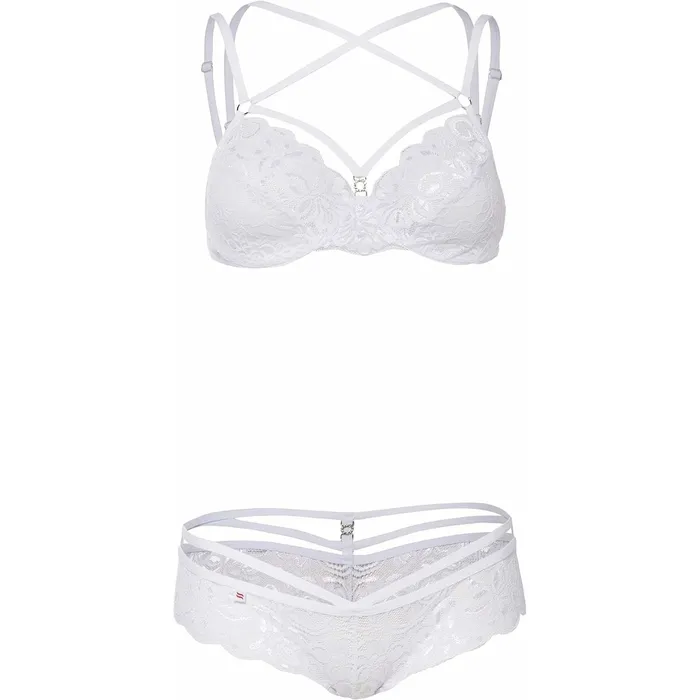 Obsessive Anal | Set di Lingerie Obsessive 860 Bianco S/M Obsessive Anal | Set di Lingerie Obsessive 860 Bianco S/M