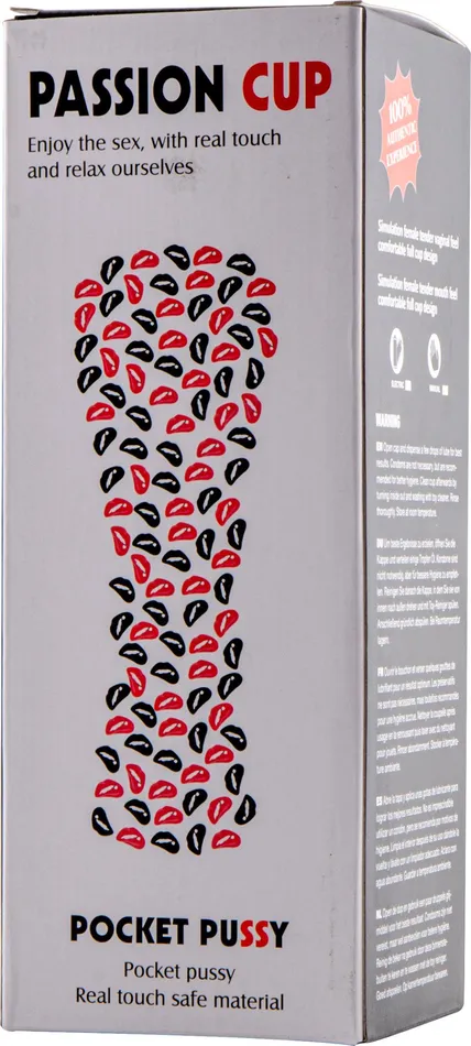 Passion Cup Masturbator Mond - Zwart | Klipon Basics Male Sex Toys