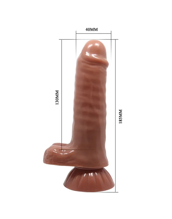 Pretty Love Vibrators | Pretty Love - Maddox - Vibrerende Dildo - Medium Huidskleur