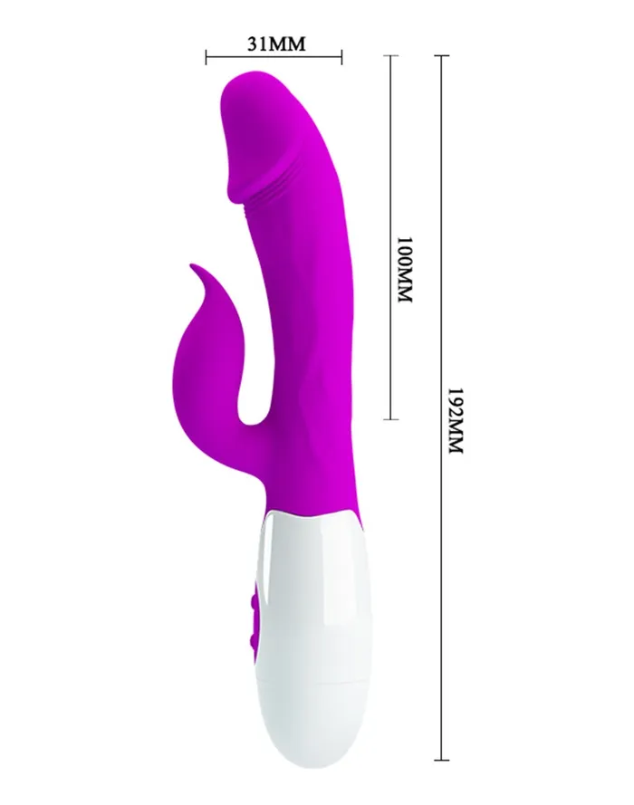 Pretty Love Vibrators | Pretty Love - Pete - Rabbit Vibrator - Met Dubbele Motor