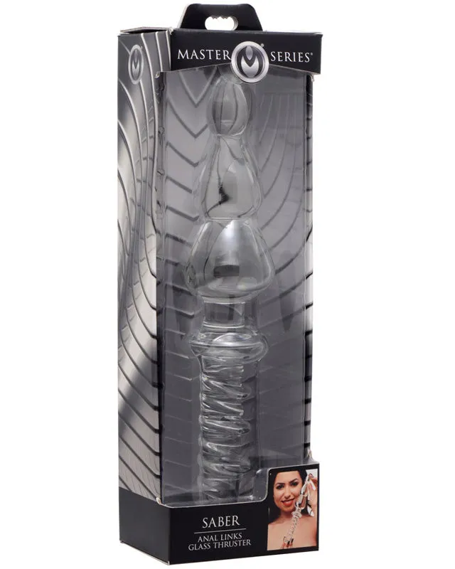 Saber Anal Links Glass Thruster XR Brand Anal