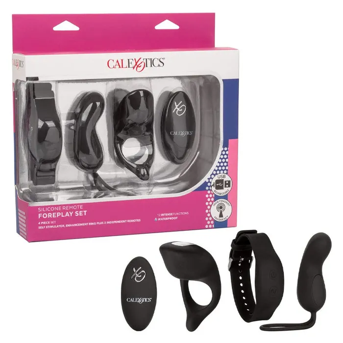 Silicone Remote Foreplay Set California Exotic Anal