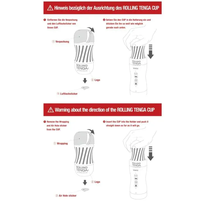 Tenga Male Sex Toys | Tenga - Rolling Cup Gyro Roller Masturbator - Gentle