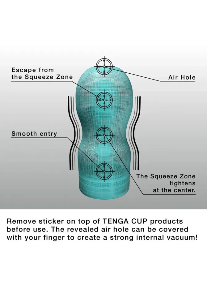 Tenga Tenga - Original Vacuum Cup Extra Cool Masturbator | Male Sex Toys