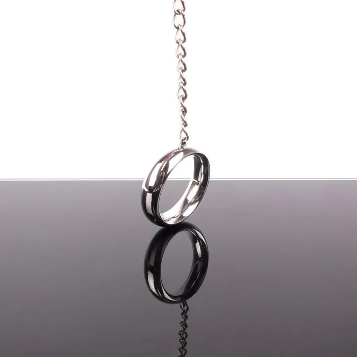 Vibrators | Kiotos Kiotos - Donut Cockring met Anaal Eitje - RVS - 40x40 mm
