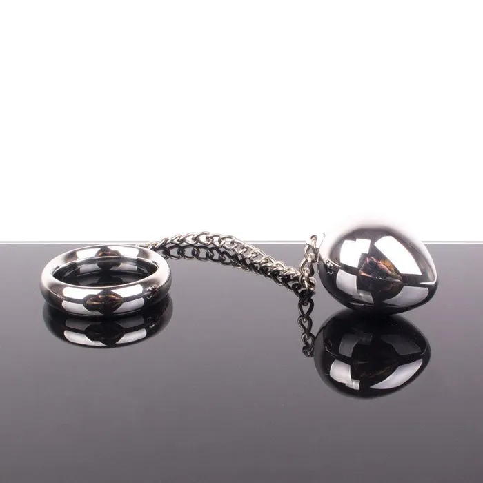 Vibrators | Kiotos Kiotos - Donut Cockring met Anaal Eitje - RVS - 40x40 mm