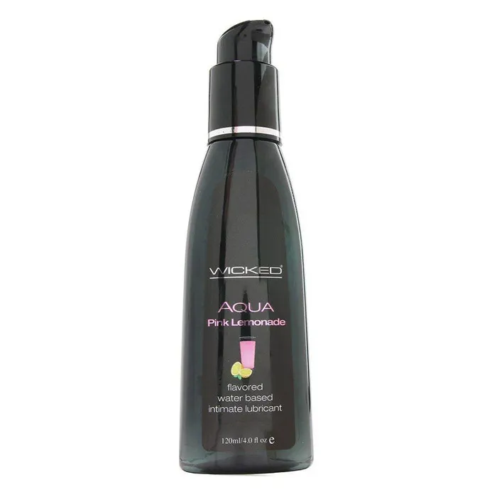 Wicked Sensual Aqua Pink Lemonade Flavoured Lubricant | Wicked Sensual Vibrators Wicked Sensual Aqua Pink Lemonade Flavoured Lubricant | Wicked Sensual Vibrators