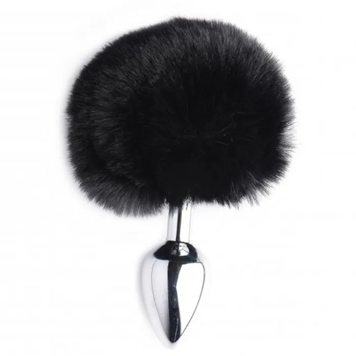 XR Brand Onyx Bunny Tail Anal Plug, Black | Anal XR Brand Onyx Bunny Tail Anal Plug, Black | Anal