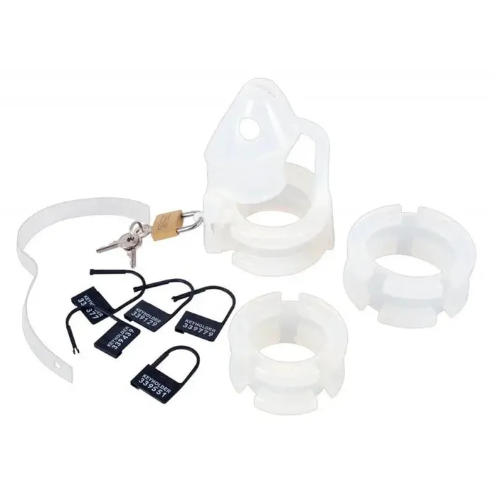 You2Toys Male Sex Toys | Cuckold Silicone Penis Cage with Locker